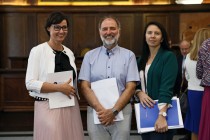 Uroczystość wręczenia nagród Rektora za osiągnięcia w dziedzinie dydaktyczno-wychowawczej, naukowo-badawczej oraz organizacyjnej (19.09.2018, Collegium Maximum) [fot. Andrzej Romański]