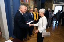 Nominacje pofesorskie i pożegnania emerytów - uroczystość w Collegium Maximum (19.09.2018) [fot. Andrzej Romański]