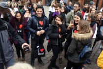 Tydzień Tolerancji - happening na inaugurację na Starówce (13.11.2018) [fot. Andrzej Romański]