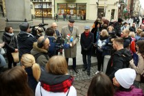 Tydzień Tolerancji - happening na inaugurację na Starówce (13.11.2018) [fot. Andrzej Romański]