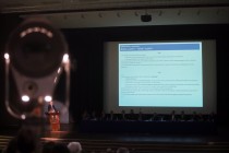 Spotkanie otwarte nt. projektu Statutu UMK (Aula UMK, 5 lutego 2019) [fot. Andrzej Romański]
