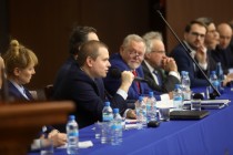 Spotkanie otwarte nt. projektu Statutu UMK (Aula UMK, 5 lutego 2019) [fot. Andrzej Romański]