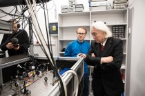 Prof. Michio Kaku na UMK (19.02.2019) [fot. Tomasz Jędrzejowski/PFM]