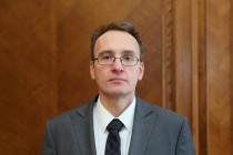 Pierwsza Rada Uniwersytetu - dr hab. Arkadiusz Czwołek, prof. UMK [fot. Andrzej Romański]