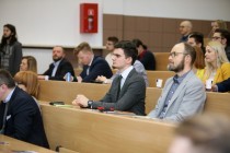 Konferencja „Waluty cyfrowe – problemy definicyjne i regulacyjne 3.0” (Wydział Prawa i Administracji, 8.03.2019) [fot. Andrzej Romański]