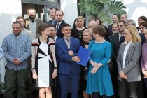Najlepsze zespoły badawcze na UMK - wręczenie nagród (ICNT, 4.04.2019) [fot. Andrzej Romański]