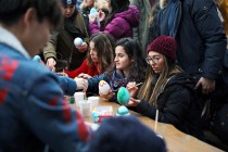 Spotkanie wielkanocne studentów programu Erasmus w ruinach zamku krzyżackiego (12.04.2019) [fot. Andrzej Romański]