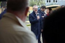 Wmurowanie aktu erekcyjnego pod budowę Centrum Badań i Konserwacji Dziedzictwa Narodowego na Wydziale Sztuk Pięknych (9.05.2019) 