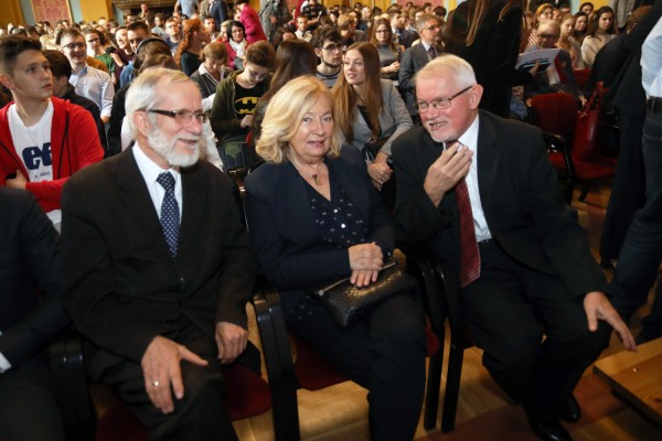 Wykład rektorski, prof. Oded Galor (Centrum Kultury Dwór Artusa, 17.10.2019) [fot. Andrzej Romański]