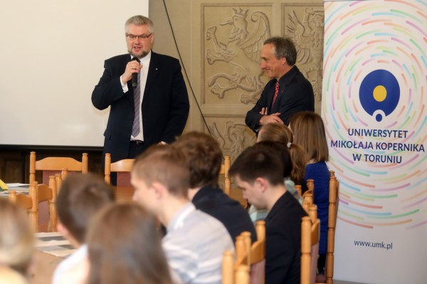 Śniadanie u humanistów z dyrektorem NAWA (Collegium Maius, 12.12.19) [fot. Andrzej Romański]