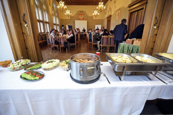 Śniadanie u humanistów z dyrektorem NAWA (Collegium Maius, 12.12.19) [fot. Andrzej Romański]