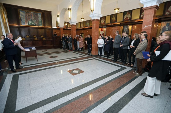 Uroczyste wręczenie stypendiów za publikacje (Collegium Maximum, 12.12.2019) [fot. Andrzej Romański]