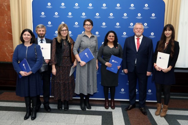 Uroczyste wręczenie stypendiów za publikacje (Collegium Maximum, 12.12.2019) [fot. Andrzej Romański]