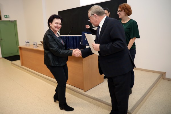 Powołania do rad dziedzinowych IDUB (Wydział Nauk Biologicznych i Weterynaryjnych, 10.02.2020) [fot. Andrzej Romański]