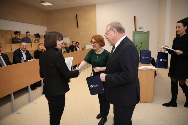 Powołania do rad dziedzinowych IDUB (Wydział Nauk Biologicznych i Weterynaryjnych, 10.02.2020) [fot. Andrzej Romański]