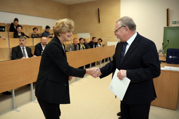 Powołania do rad dziedzinowych IDUB (Wydział Nauk Biologicznych i Weterynaryjnych, 10.02.2020) [fot. Andrzej Romański]