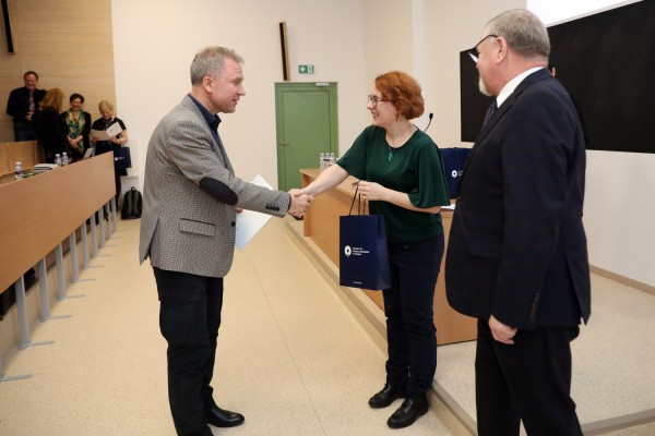 Powołania do rad dziedzinowych IDUB (Wydział Nauk Biologicznych i Weterynaryjnych, 10.02.2020) [fot. Andrzej Romański]