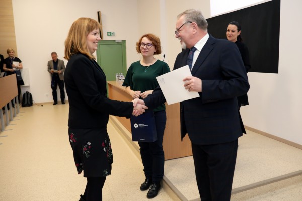 Powołania do rad dziedzinowych IDUB (Wydział Nauk Biologicznych i Weterynaryjnych, 10.02.2020) [fot. Andrzej Romański]