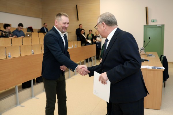 Powołania do rad dziedzinowych IDUB (Wydział Nauk Biologicznych i Weterynaryjnych, 10.02.2020) [fot. Andrzej Romański]