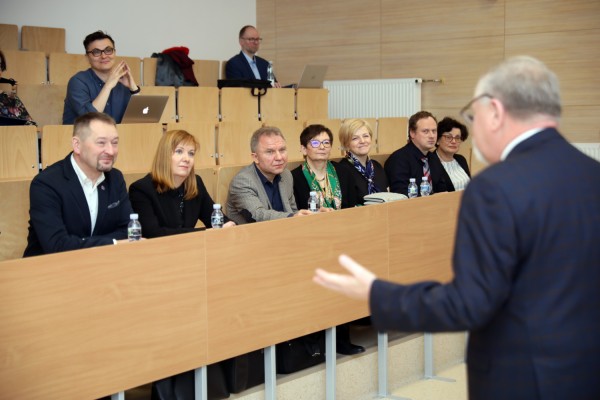 Powołania do rad dziedzinowych IDUB (Wydział Nauk Biologicznych i Weterynaryjnych, 10.02.2020) [fot. Andrzej Romański]