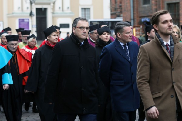 Święto Uniwersytetu (Aula UMK, toruńska starówka, 19.02.2020) [fot. Andrzej Romański]