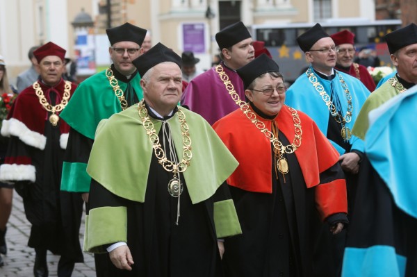 Święto Uniwersytetu (Aula UMK, toruńska starówka, 19.02.2020) [fot. Andrzej Romański]