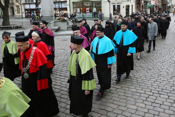 Święto Uniwersytetu (Aula UMK, toruńska starówka, 19.02.2020) [fot. Andrzej Romański]