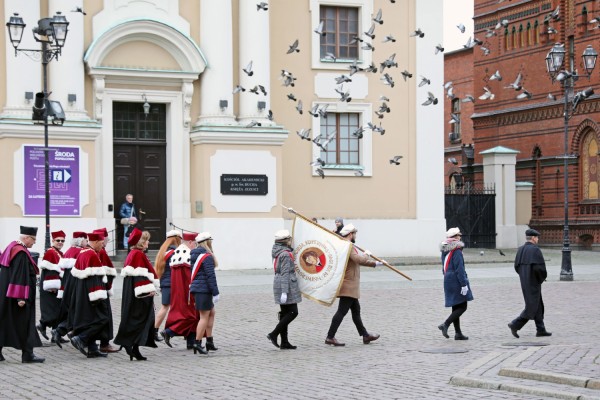 Święto Uniwersytetu (Aula UMK, toruńska starówka, 19.02.2020) [fot. Andrzej Romański]