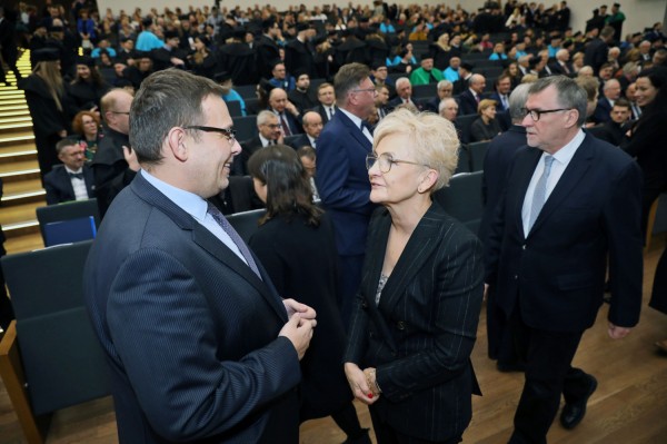 Święto Uniwersytetu (Aula UMK, toruńska starówka, 19.02.2020) [fot. Andrzej Romański]