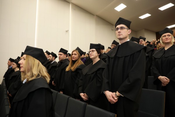 Święto Uniwersytetu (Aula UMK, toruńska starówka, 19.02.2020) [fot. Andrzej Romański]