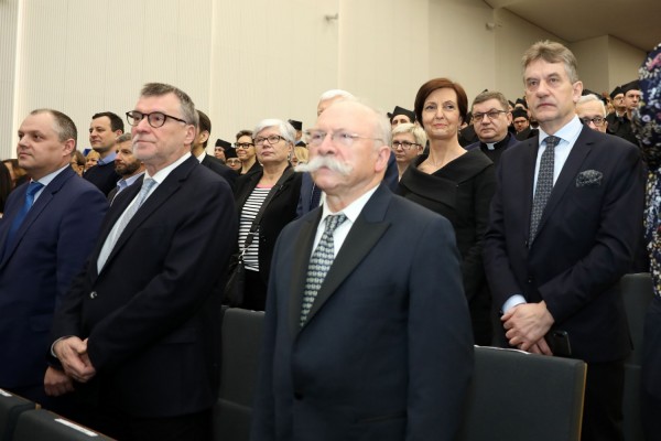 Święto Uniwersytetu (Aula UMK, toruńska starówka, 19.02.2020) [fot. Andrzej Romański]