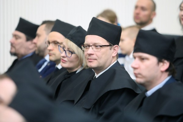 Święto Uniwersytetu (Aula UMK, toruńska starówka, 19.02.2020) [fot. Andrzej Romański]