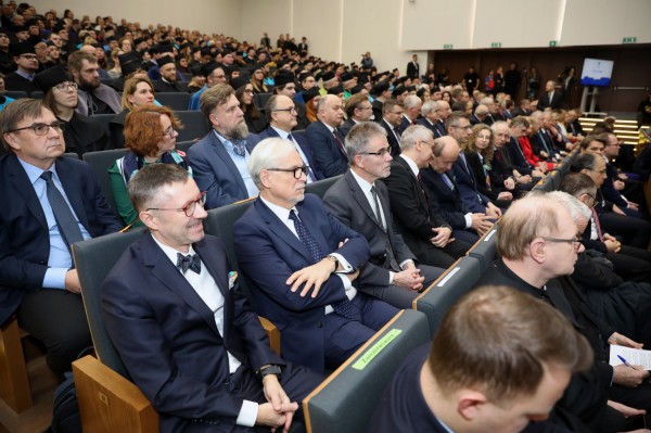 Święto Uniwersytetu (Aula UMK, toruńska starówka, 19.02.2020) [fot. Andrzej Romański]