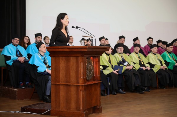 Święto Uniwersytetu (Aula UMK, toruńska starówka, 19.02.2020) [fot. Andrzej Romański]