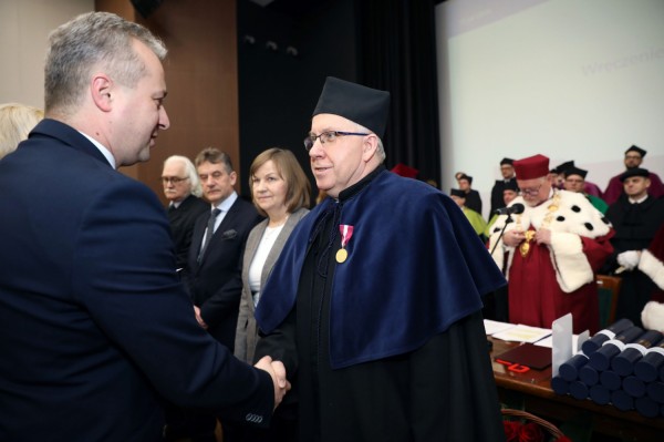 Święto Uniwersytetu (Aula UMK, toruńska starówka, 19.02.2020) [fot. Andrzej Romański]