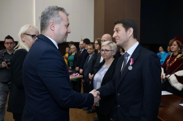 Święto Uniwersytetu (Aula UMK, toruńska starówka, 19.02.2020) [fot. Andrzej Romański]