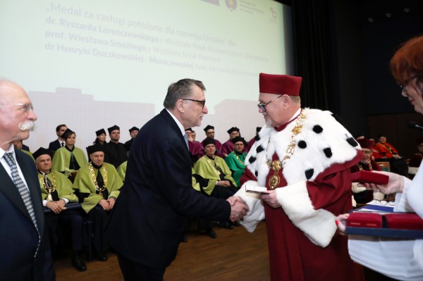 Święto Uniwersytetu (Aula UMK, toruńska starówka, 19.02.2020) [fot. Andrzej Romański]