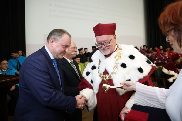 Święto Uniwersytetu (Aula UMK, toruńska starówka, 19.02.2020) [fot. Andrzej Romański]