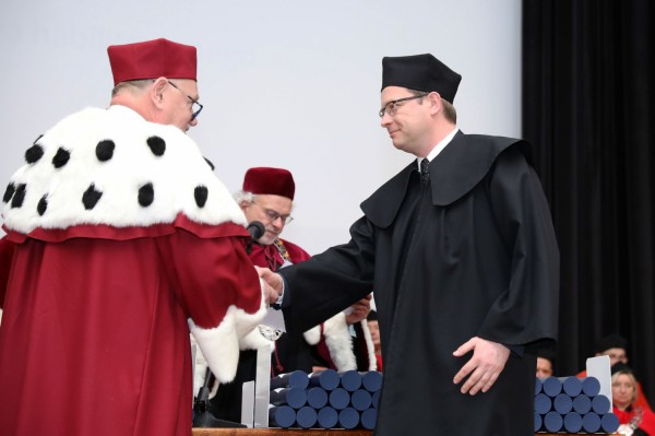 Święto Uniwersytetu (Aula UMK, toruńska starówka, 19.02.2020) [fot. Andrzej Romański]