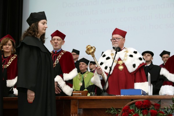 Święto Uniwersytetu (Aula UMK, toruńska starówka, 19.02.2020) [fot. Andrzej Romański]