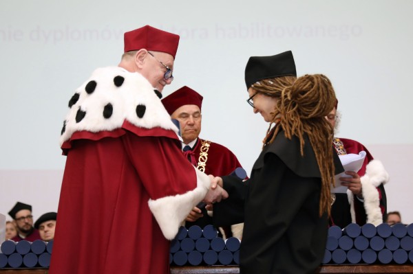 więto Uniwersytetu - doktoraty i habilitacje (Aula UMK, 19.02.2020) [fot. Andrzej Romański]