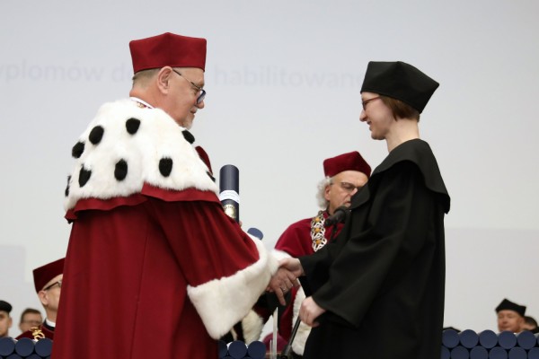 więto Uniwersytetu - doktoraty i habilitacje (Aula UMK, 19.02.2020) [fot. Andrzej Romański]