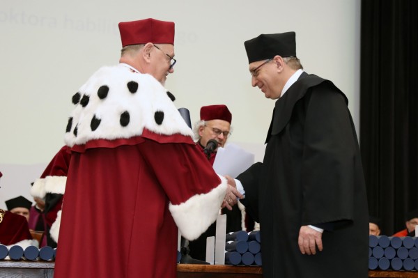 więto Uniwersytetu - doktoraty i habilitacje (Aula UMK, 19.02.2020) [fot. Andrzej Romański]