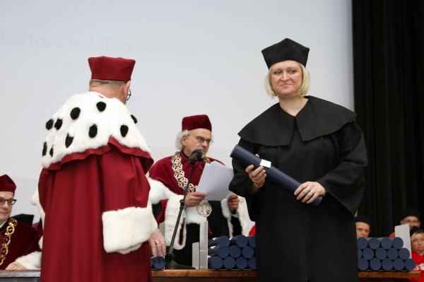 więto Uniwersytetu - doktoraty i habilitacje (Aula UMK, 19.02.2020) [fot. Andrzej Romański]