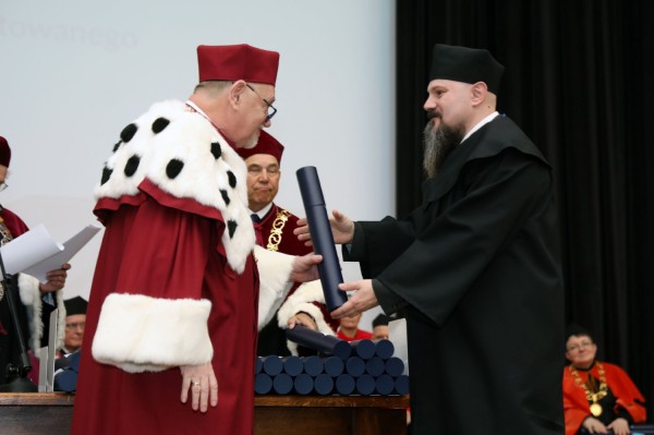 więto Uniwersytetu - doktoraty i habilitacje (Aula UMK, 19.02.2020) [fot. Andrzej Romański]