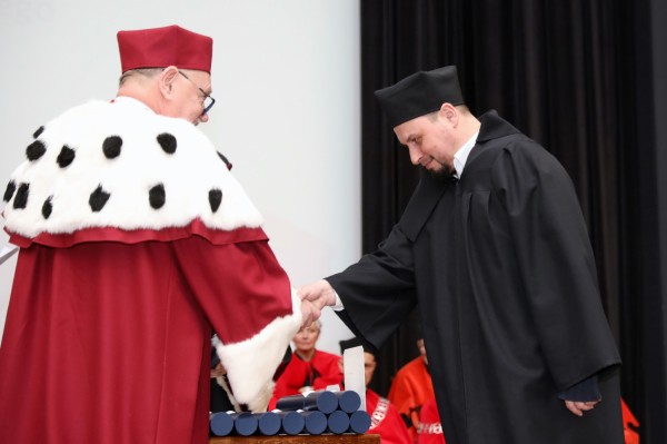 więto Uniwersytetu - doktoraty i habilitacje (Aula UMK, 19.02.2020) [fot. Andrzej Romański]