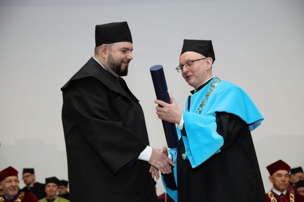 więto Uniwersytetu - doktoraty i habilitacje (Aula UMK, 19.02.2020) [fot. Andrzej Romański]