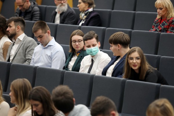 Wybory Rektora UMK (Aula UMK, 12.03.2020) [fot. Andrzej Romański]