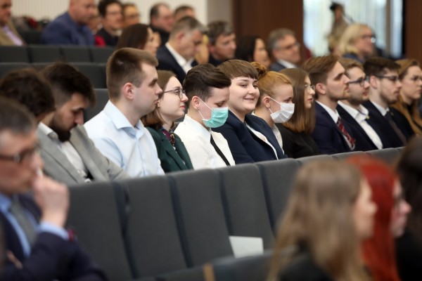 Wybory Rektora UMK (Aula UMK, 12.03.2020) [fot. Andrzej Romański]