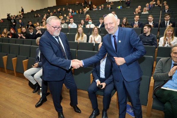 Wybory Rektora UMK (Aula UMK, 12.03.2020) [fot. Andrzej Romański]